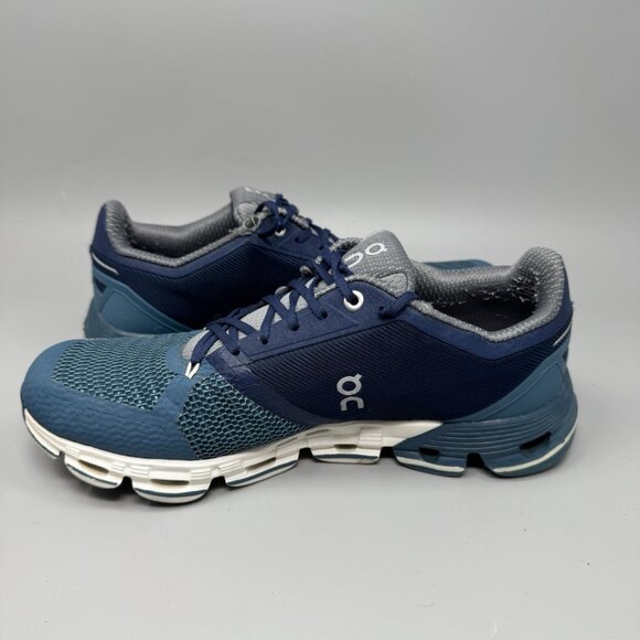 ON CLOUDFLYER 4 Womens Size 10 Athletic Running Sneakers Blue Teal White - Picture 2 of 10